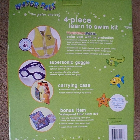 boys or girls 4 piece learn to swim kit - Picture 3 of 3
